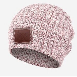 LOVE YOUR MELON burgundy speckled beanie NEW!